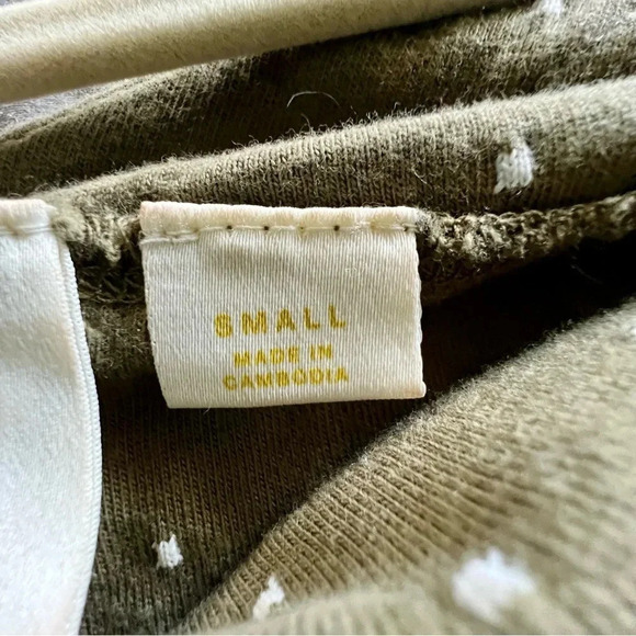 Anthropologie Maeve Venezia Textured Lace Olive Green Size‎ Small - Picture 10 of 13